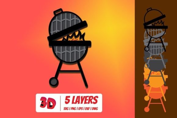 3D Grill SVG: Modern Shapes for Editorial Design