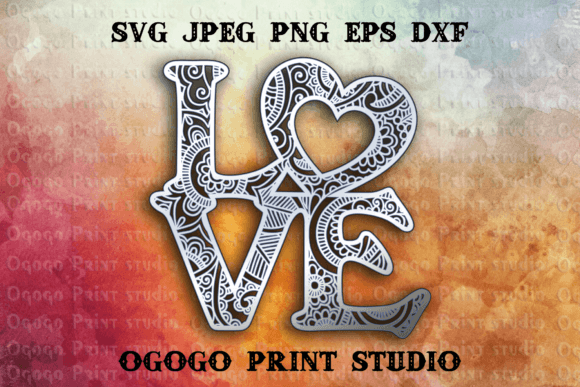 3D SVG Love Shapes for Crafters