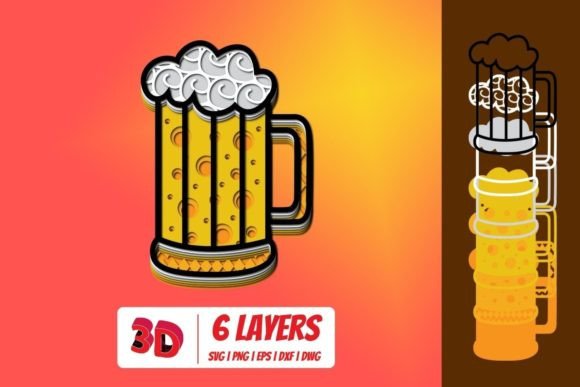 3D SVG Shapes: Elevating Beer Branding