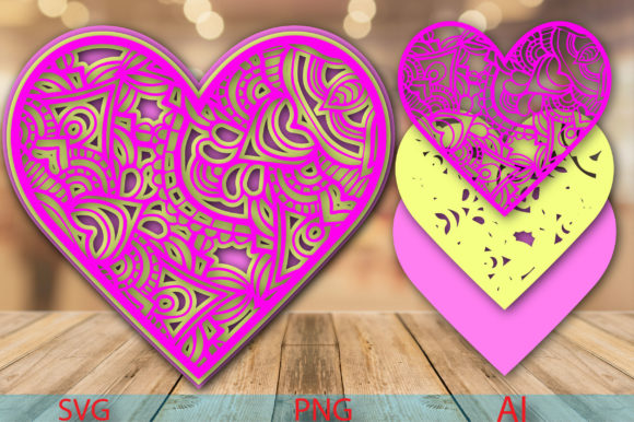 3D SVG Valentine Shapes Review