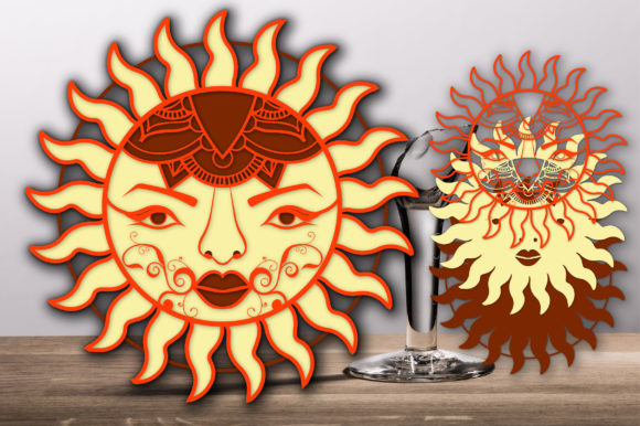 Boho Sun Face 3D SVG Shapes Review