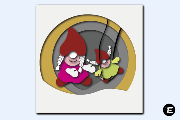 Gnomes: 3D SVG for Shadow Boxes
