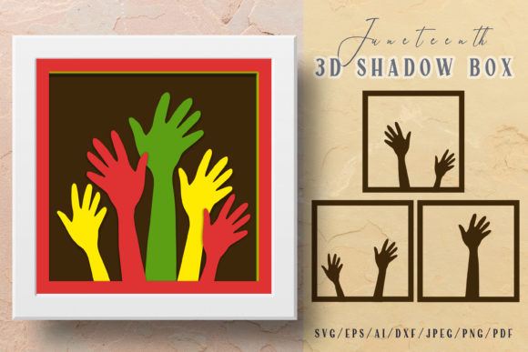 Juneteenth 3D Shadow Box SVG Review
