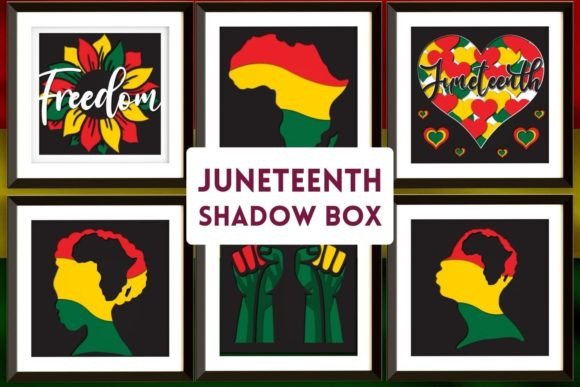 Juneteenth Shadow Box: A 3D SVG for Branding