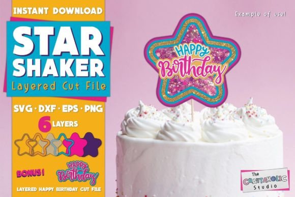 Layered Star Shaker: A 3D SVG for Shapes