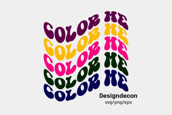 Retro Wavy 3D SVG for Crafts & Graphics