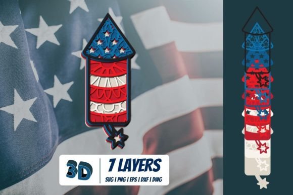 Reviewing the 3D Patriotic Fireworks SVG for Embroidery