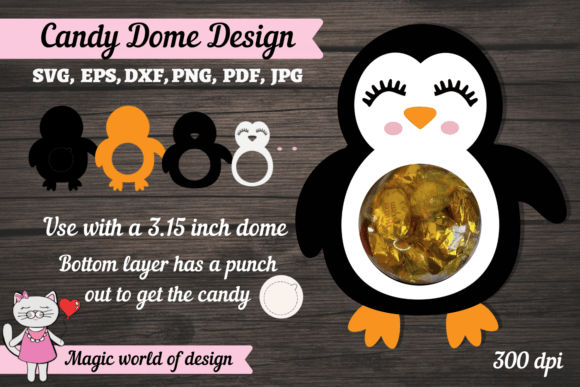 Reviewing the Penguin Candy Dome SVG for Embroidery